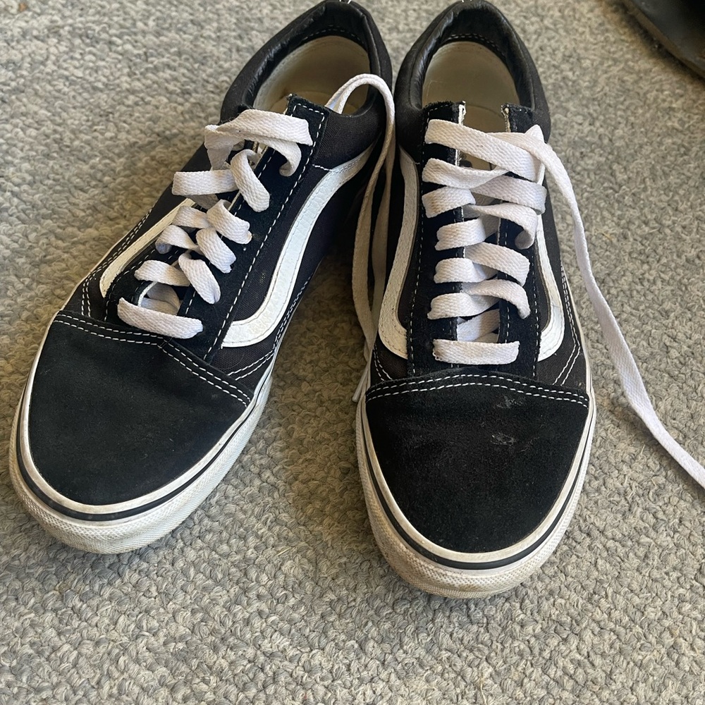 Classic Black and White Sneakers